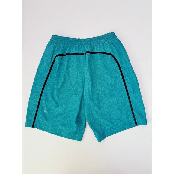 Men's Lululemon Teal Pace Breaker Shorts lined 9" - size  M - Picture 6 of 8